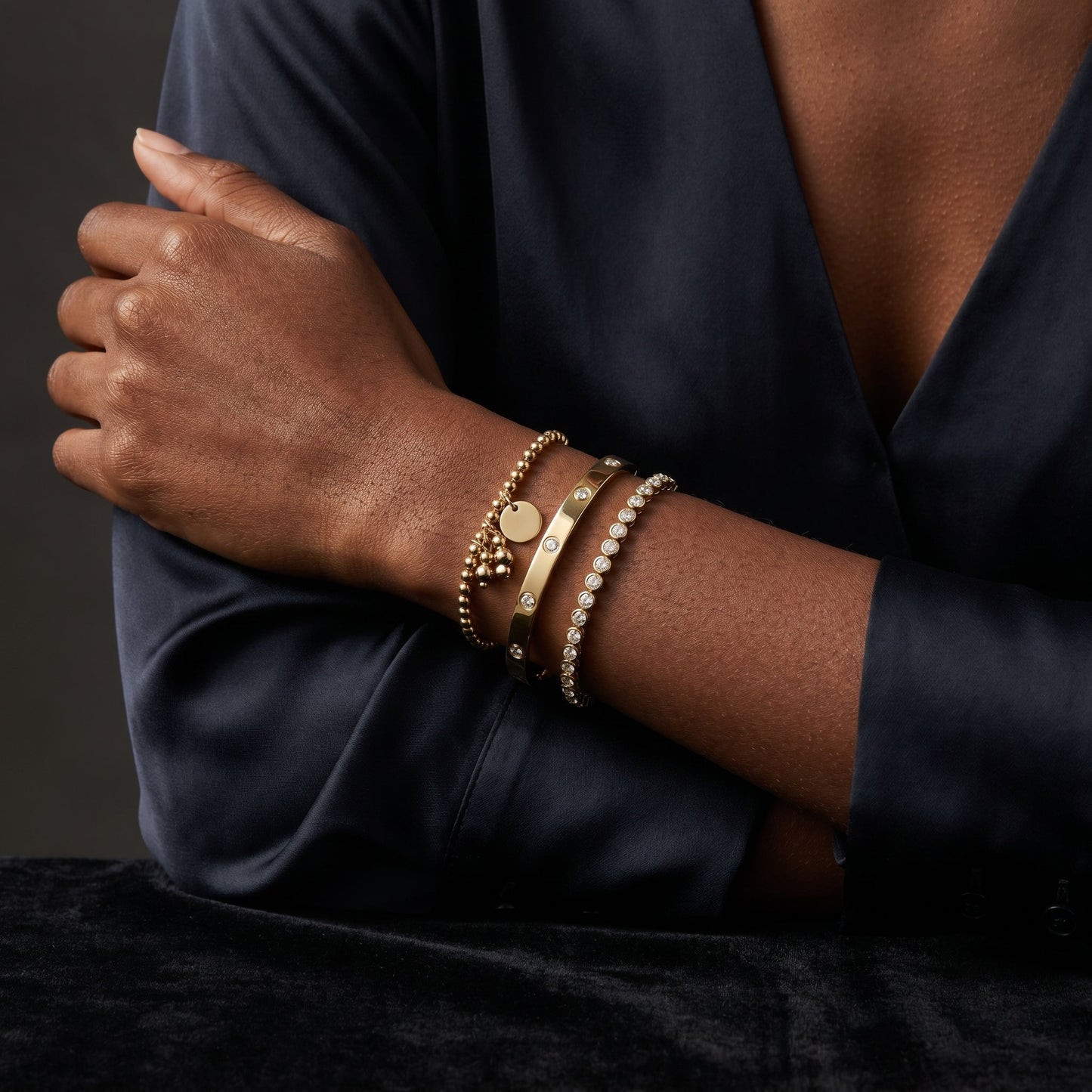 Bracelet CONSTANCE - Brume d'Or