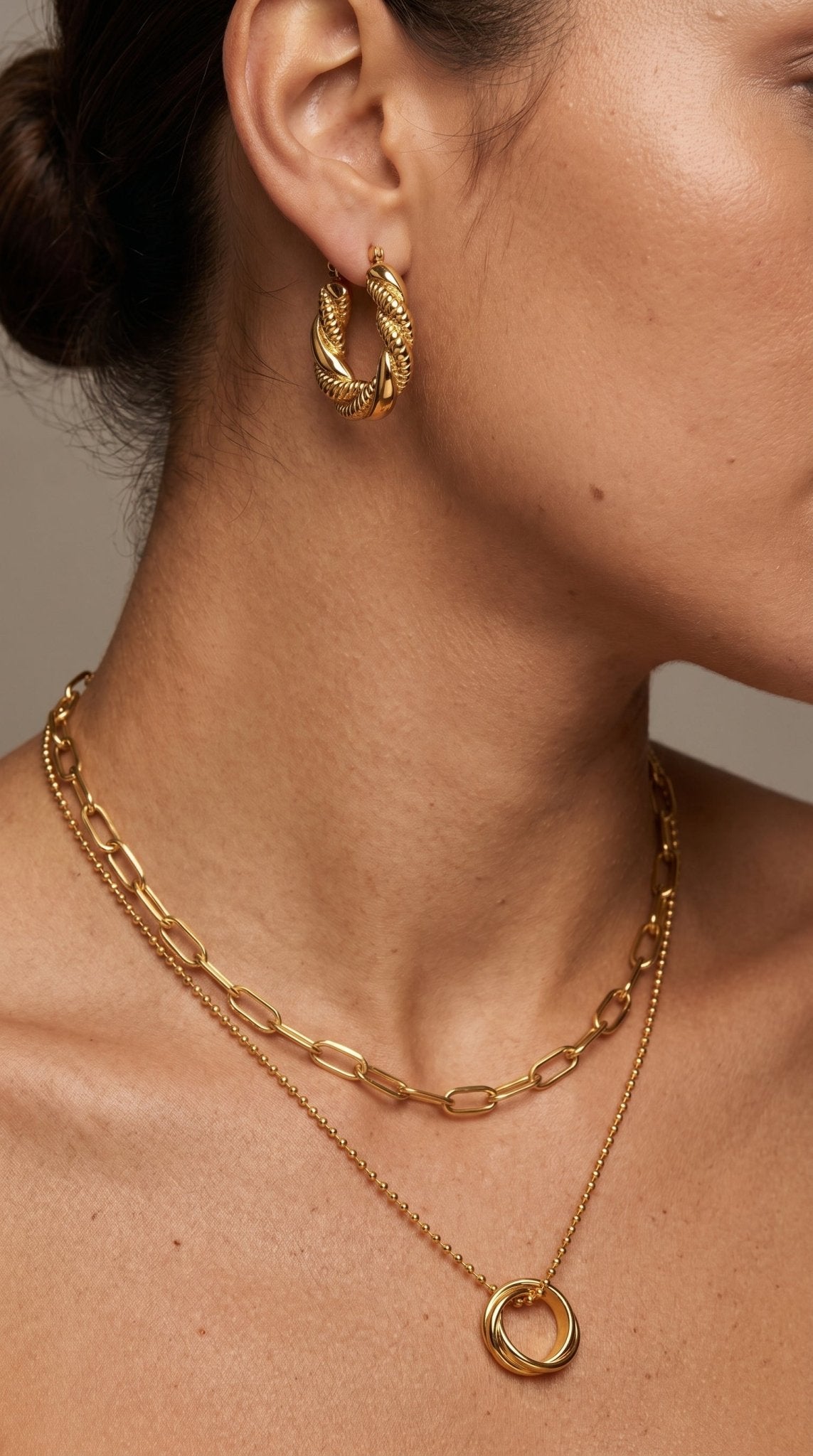 Collier CELESTE Doré - Brume d'Or