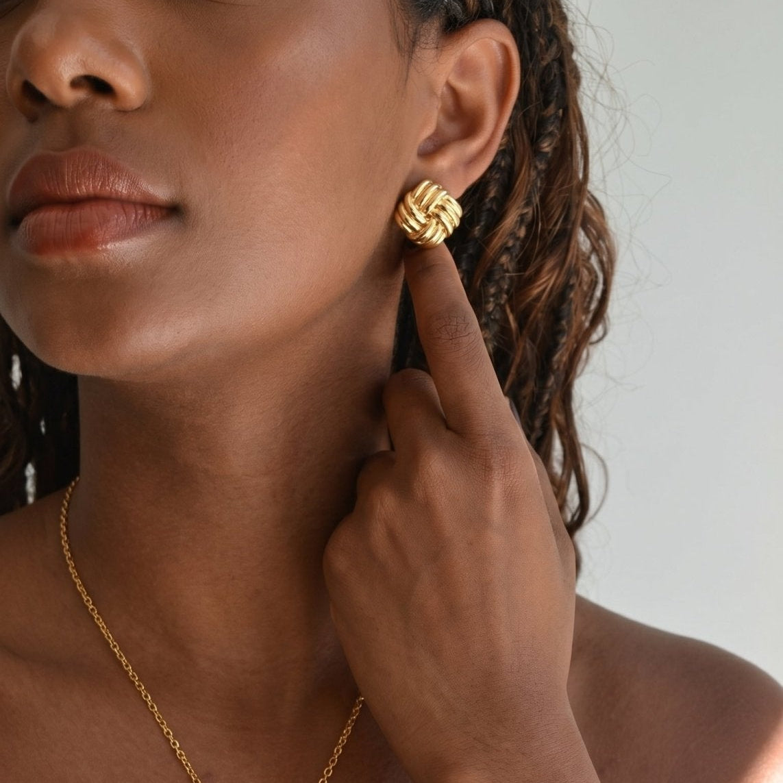 Boucles d'oreilles LORIE - Brume d'Or