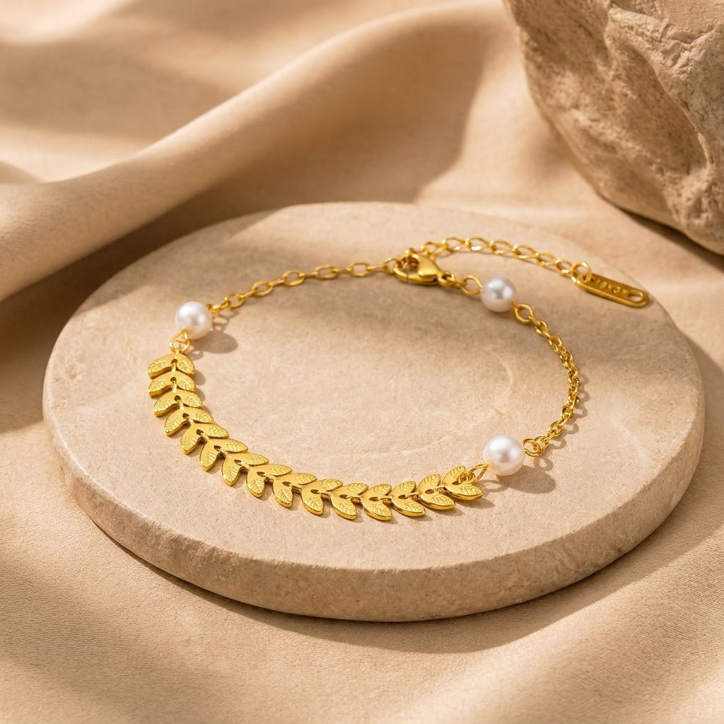 Bracelet de cheville - AURORE - Brume d'Or