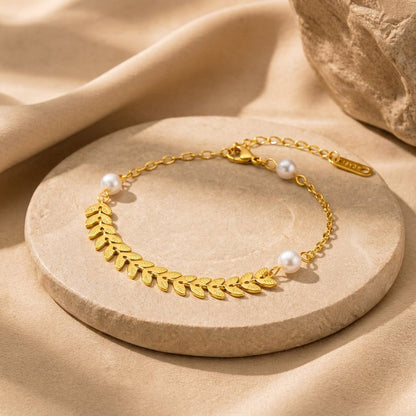 Bracelet de cheville - AURORE - Brume d'Or