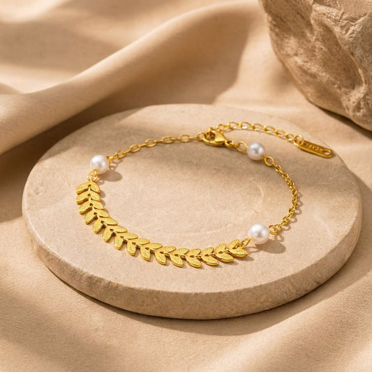 Bracelet de cheville - AURORE - Brume d'Or