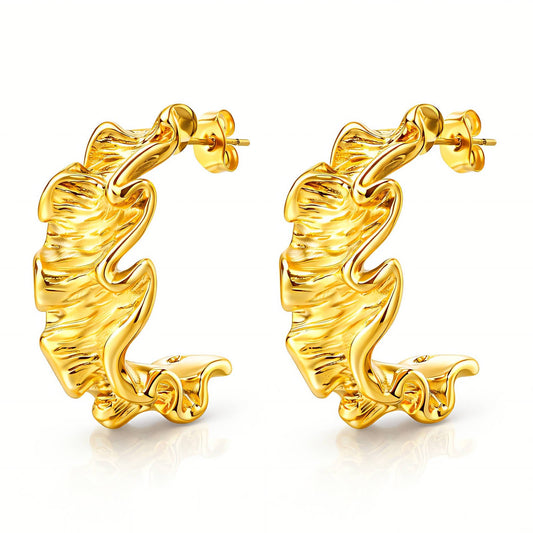 Boucles d'oreilles EZRA - Brume d'Or