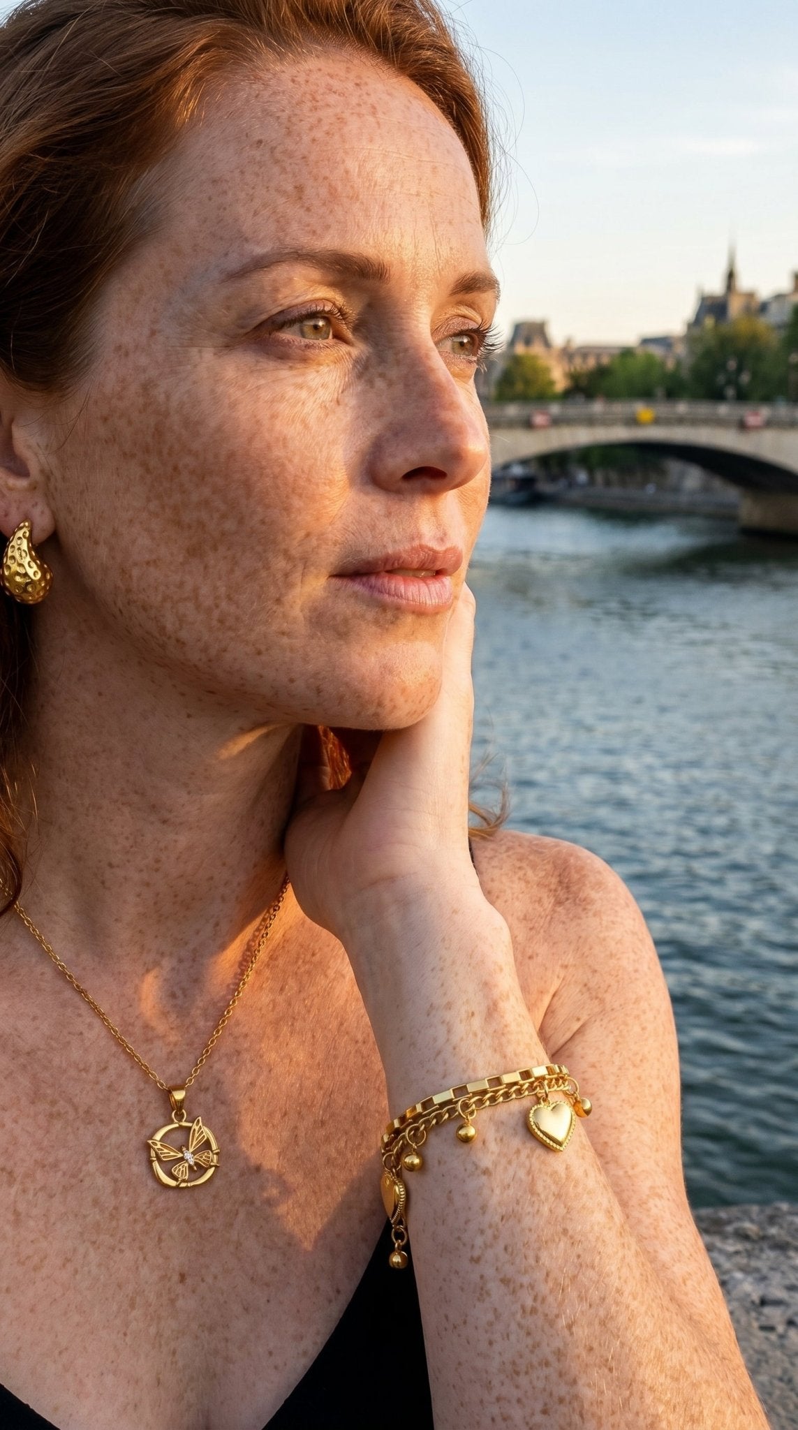 Bracelet Coeurs LILA - Brume d'Or
