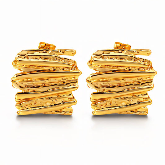 Boucles d'oreilles ANAÏS - Brume d'Or
