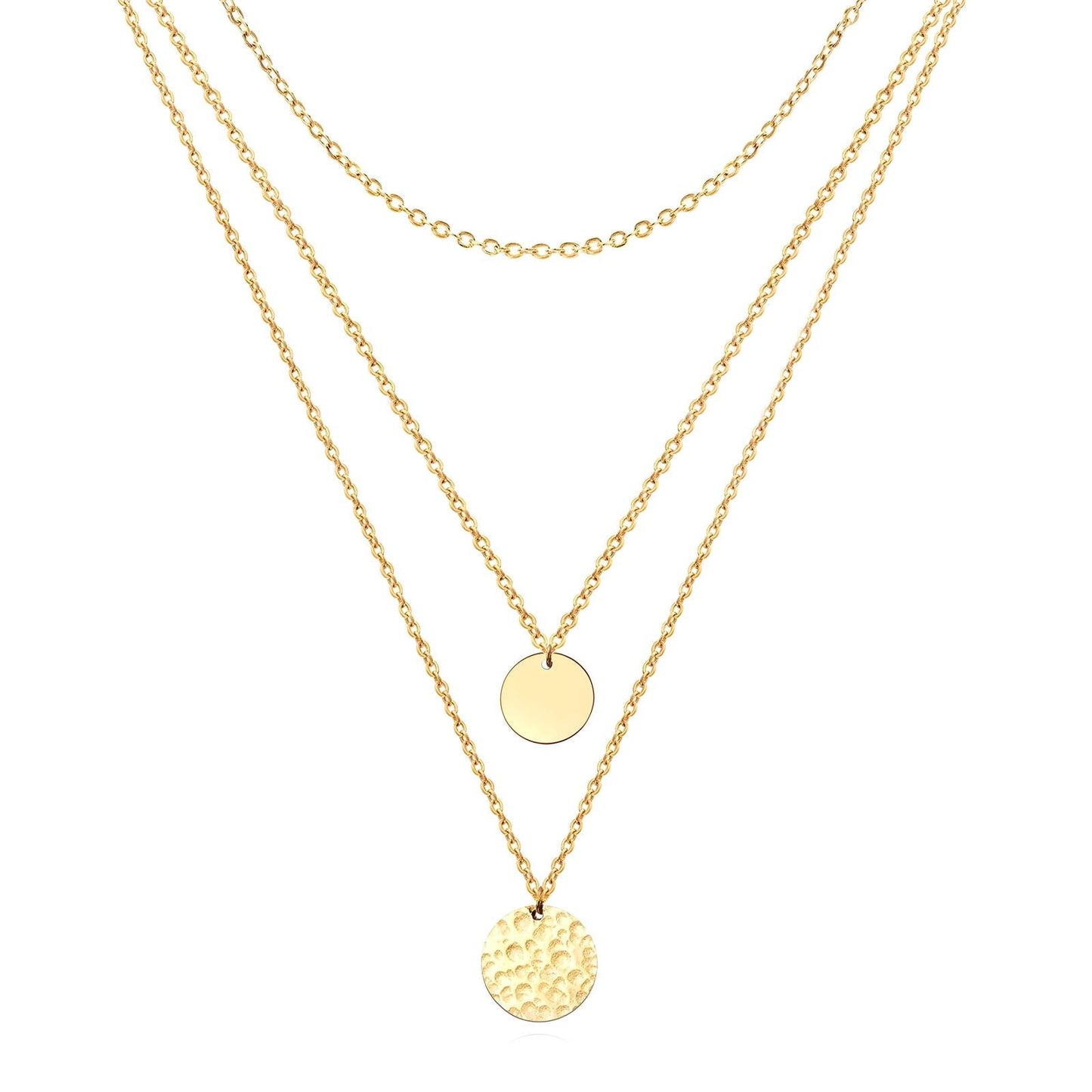 Necklace, 18K Gold Plated Steel - Brume d'Or