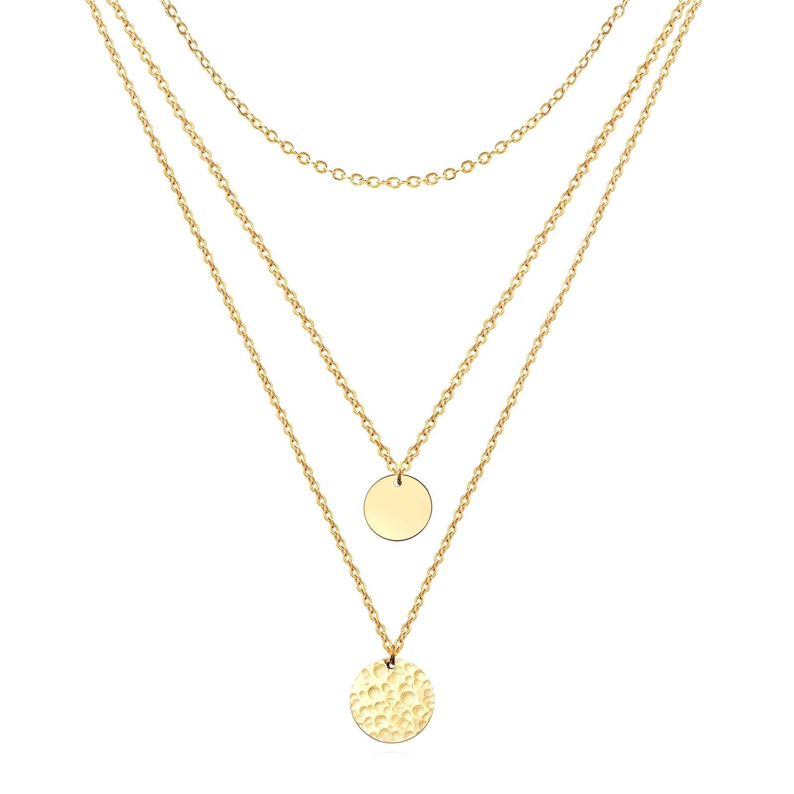 Necklace, 18K Gold Plated Steel - Brume d'Or