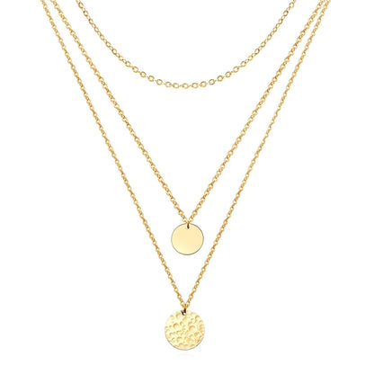Necklace, 18K Gold Plated Steel - Brume d'Or
