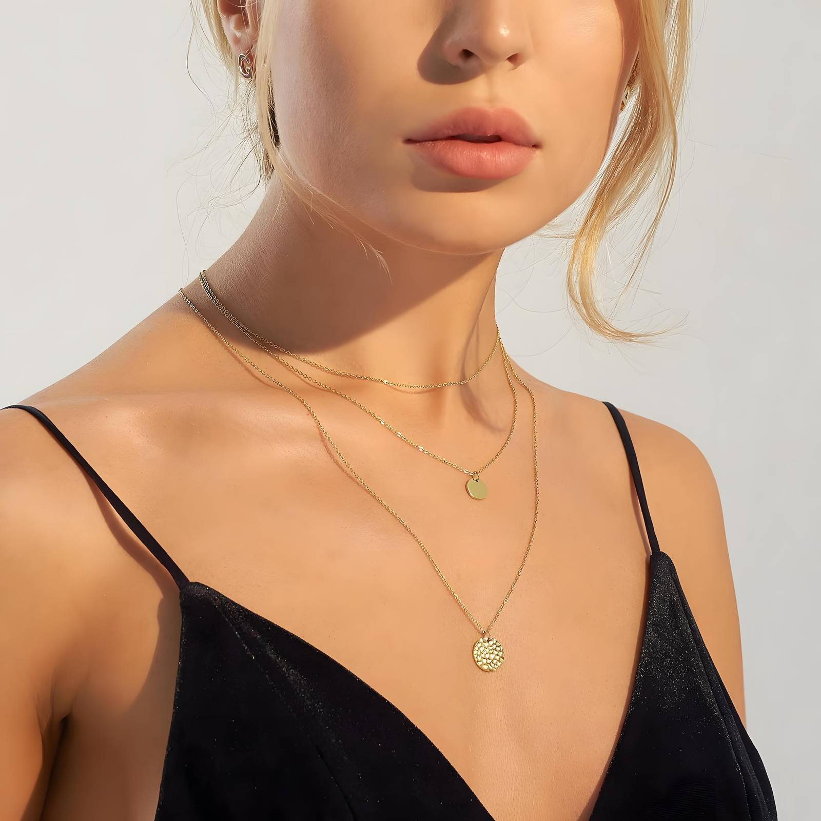 Necklace, 18K Gold Plated Steel - Brume d'Or