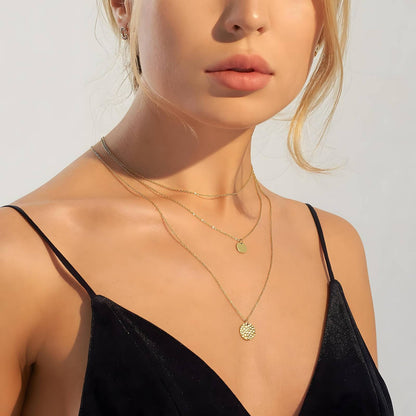 Necklace, 18K Gold Plated Steel - Brume d'Or