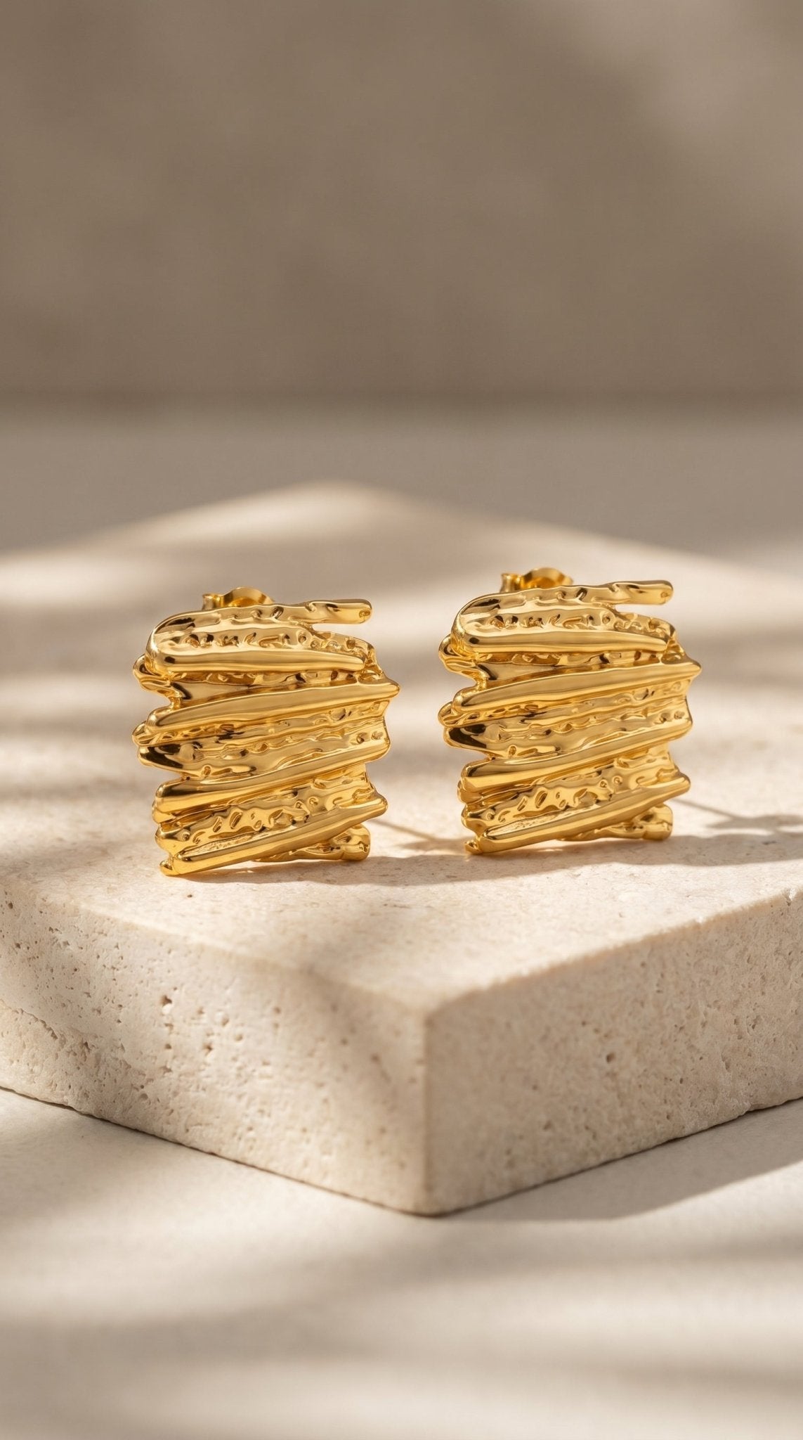 Boucles d'oreilles ANAÏS - Brume d'Or