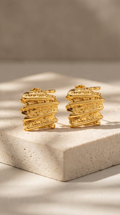 Boucles d'oreilles ANAÏS - Brume d'Or