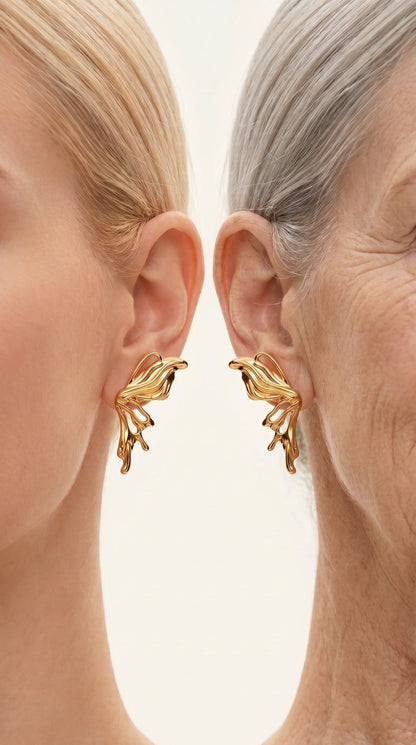 Boucles d'oreilles CÉLÉSTE - Brume d'Or