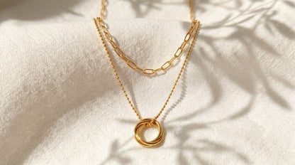 Collier CELESTE Doré - Brume d'Or