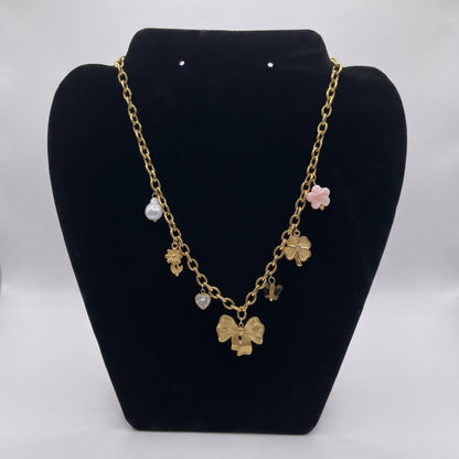 Collier Charms Ruban - MAEYRA - Brume d'Or