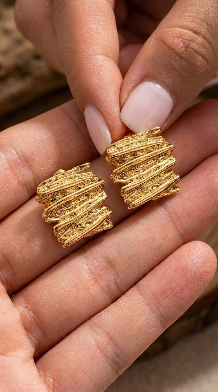 Boucles d'oreilles ANAÏS - Brume d'Or