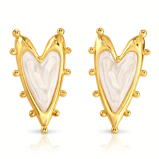 Boucles d'oreille LÉA - Brume d'Or