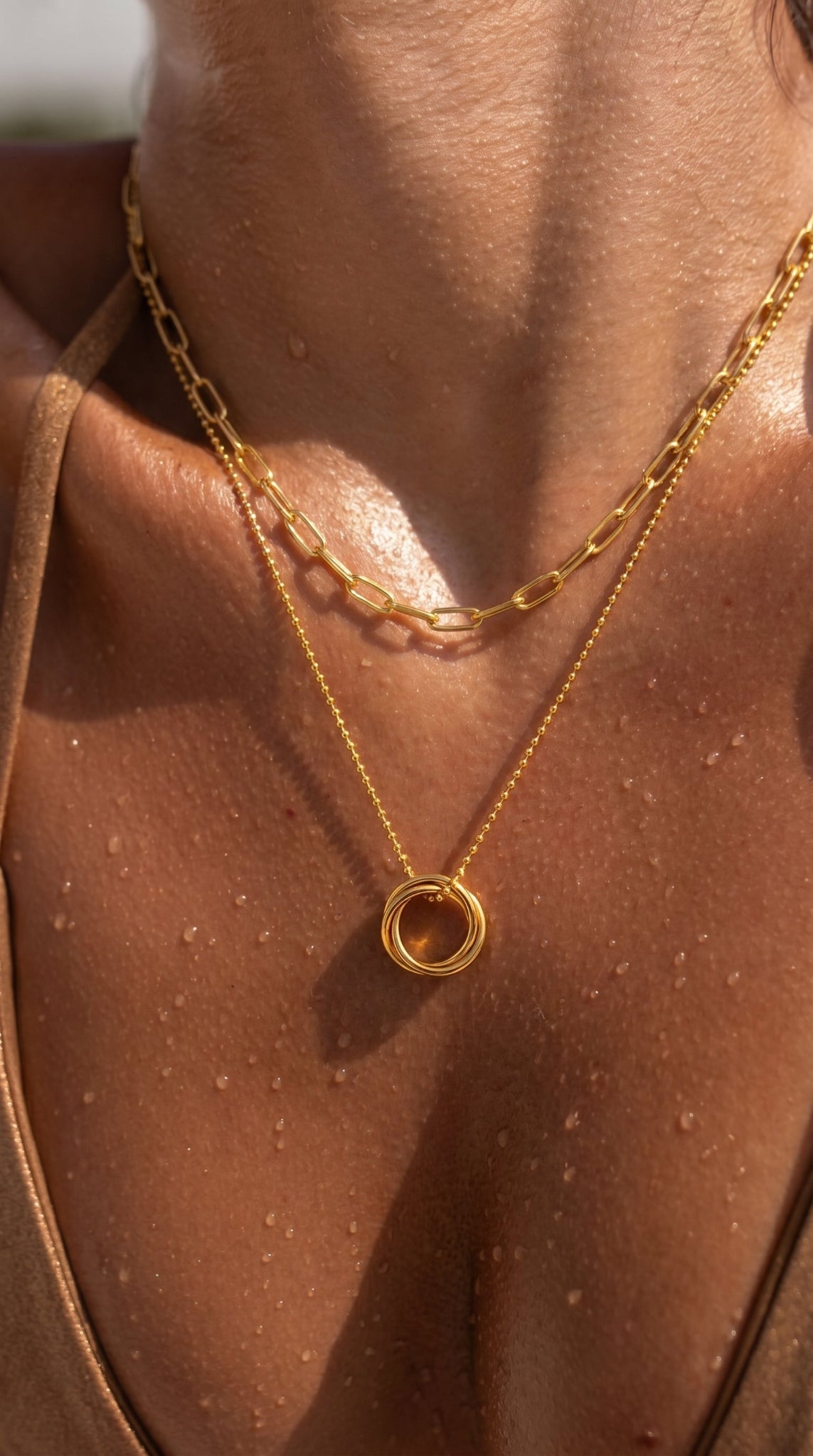 Collier CELESTE Doré - Brume d'Or