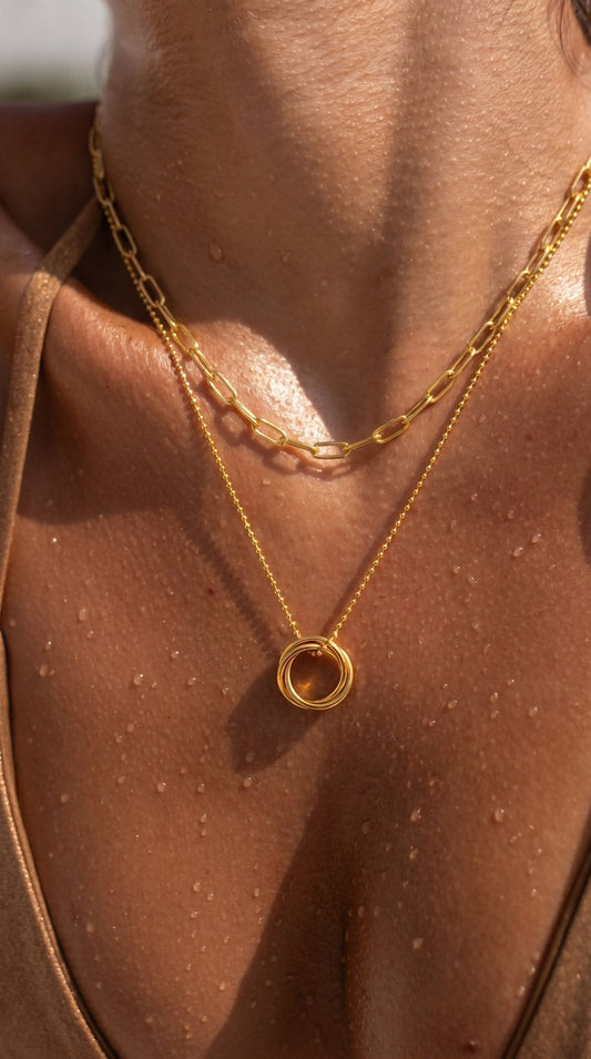 Collier CELESTE Doré - Brume d'Or