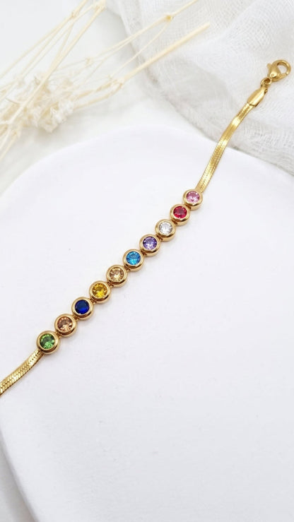 Bracelet LUNA - Brume d'Or