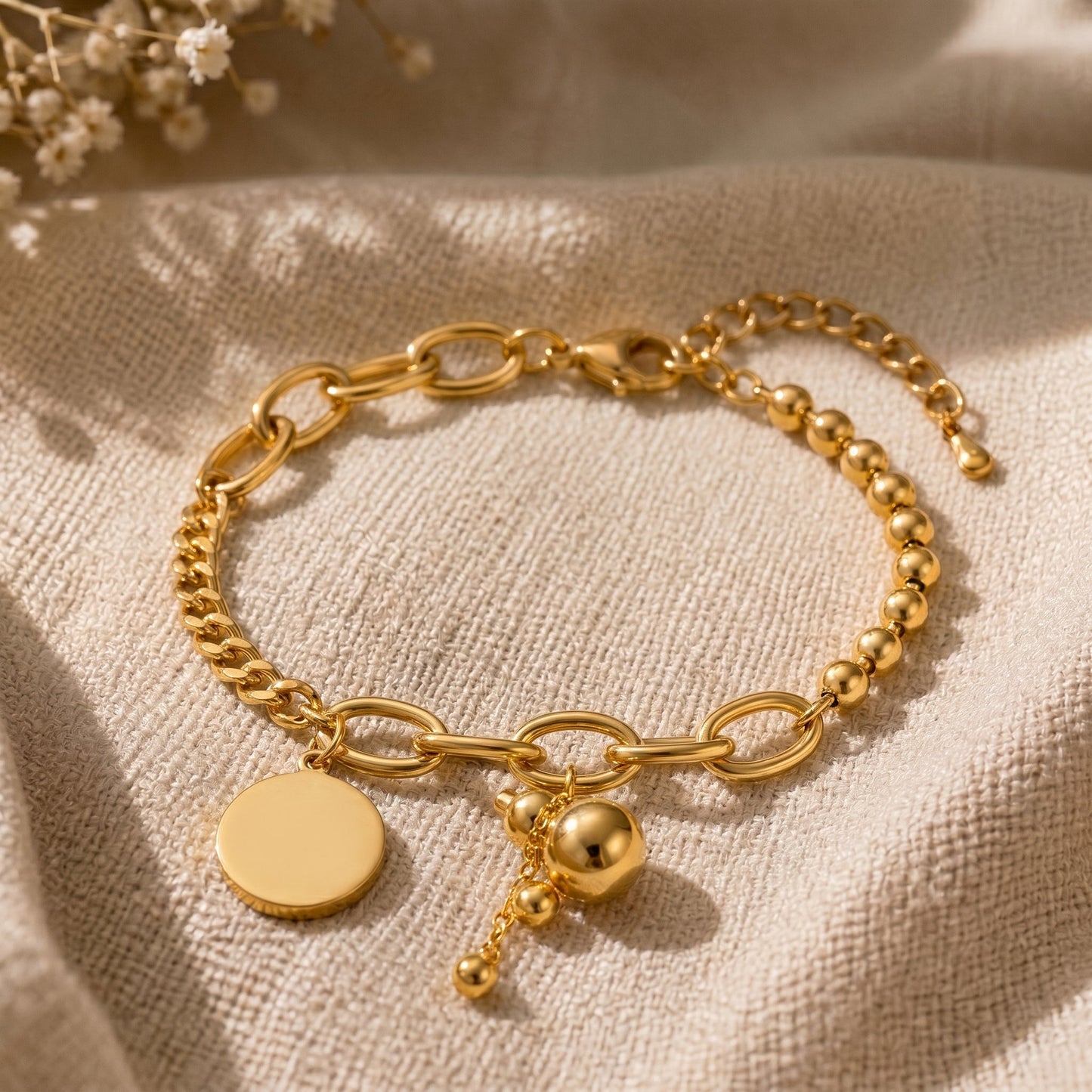 Bracelet CONSTANCE - Brume d'Or