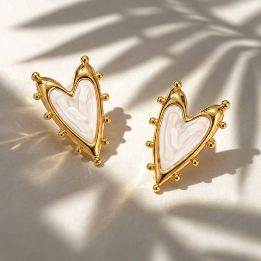 Boucles d'oreilles LÉA - Brume d'Or