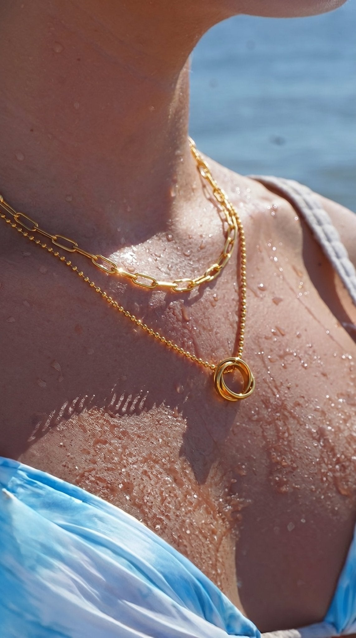 Collier CELESTE Doré - Brume d'Or