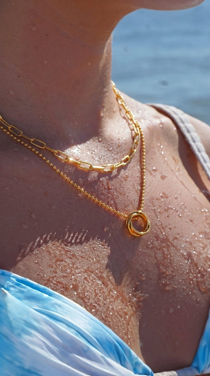 Collier CELESTE Doré - Brume d'Or
