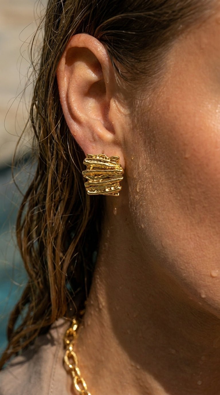 Boucles d'oreilles ANAÏS - Brume d'Or