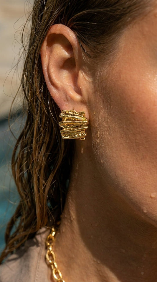 Boucles d'oreilles ANAÏS - Brume d'Or