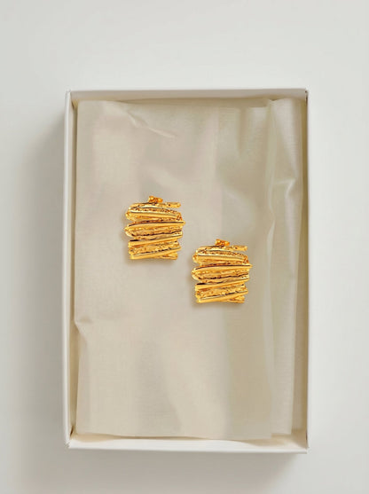 Boucles d'oreilles ANAÏS - Brume d'Or