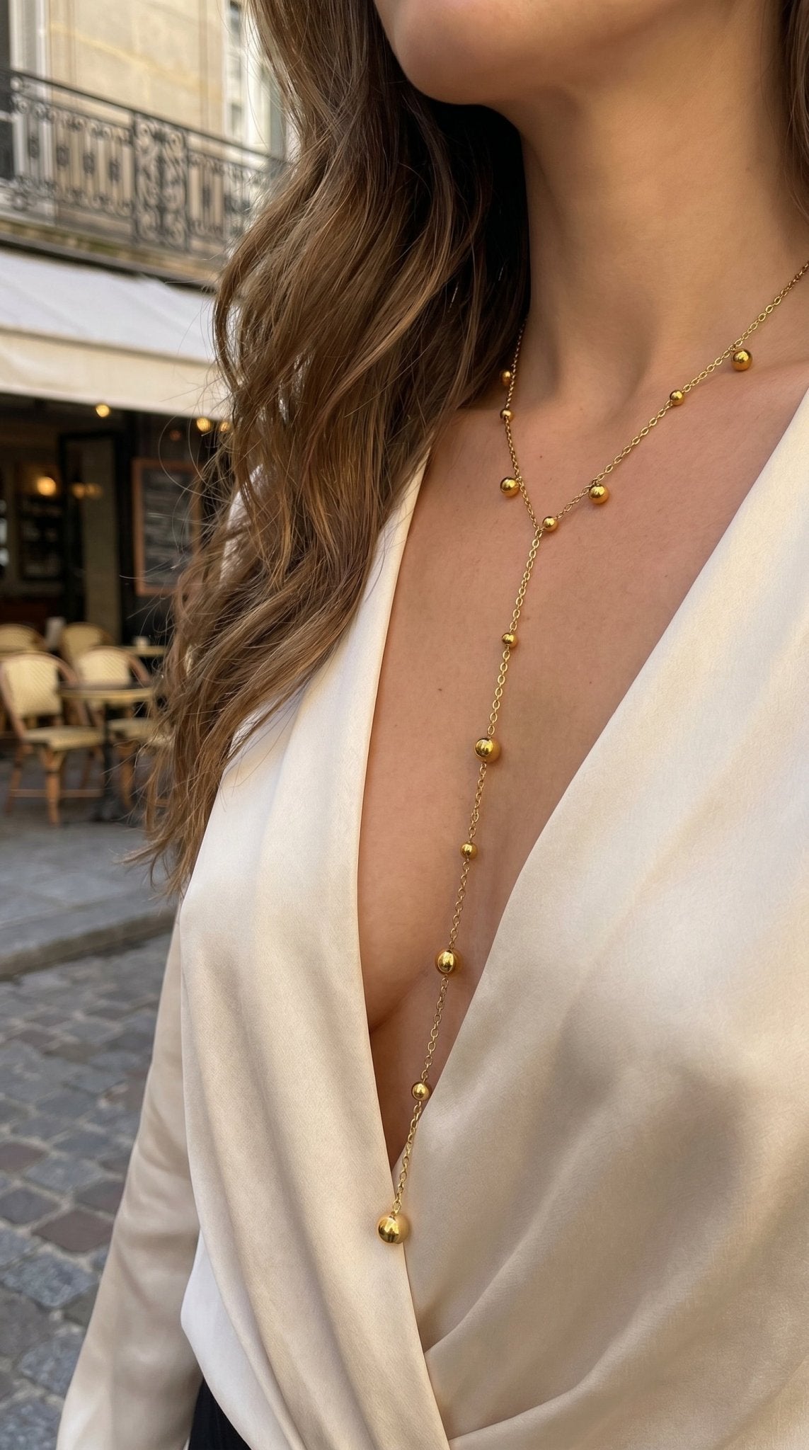 Collier CAMILLE | Acier Inoxydable Doré - Brume d'Or