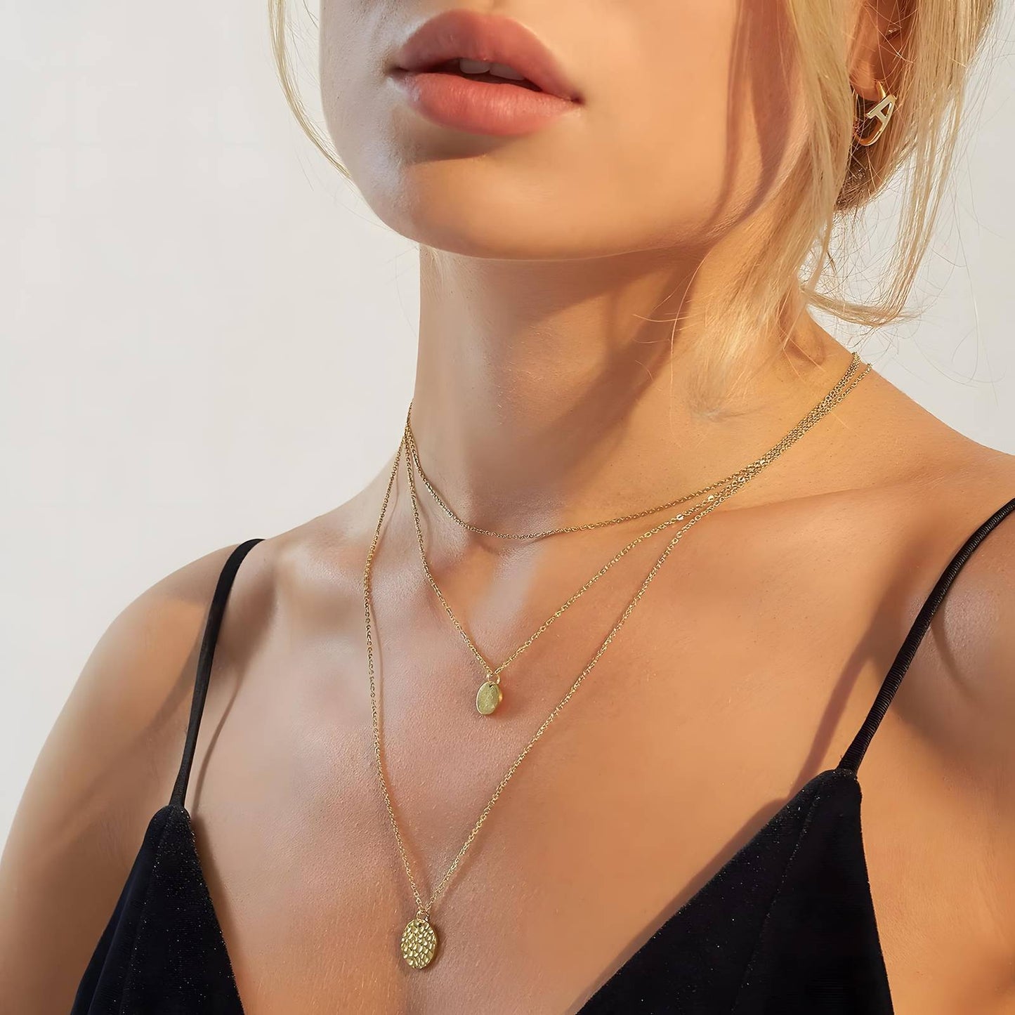 Necklace, 18K Gold Plated Steel - Brume d'Or