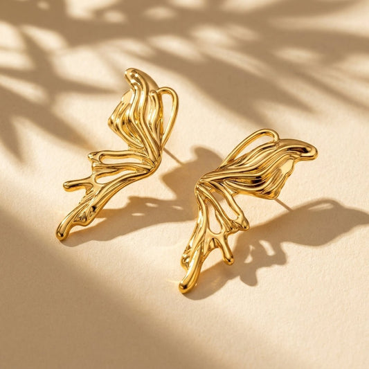 Boucles d'oreilles CÉLÉSTE - Brume d'Or