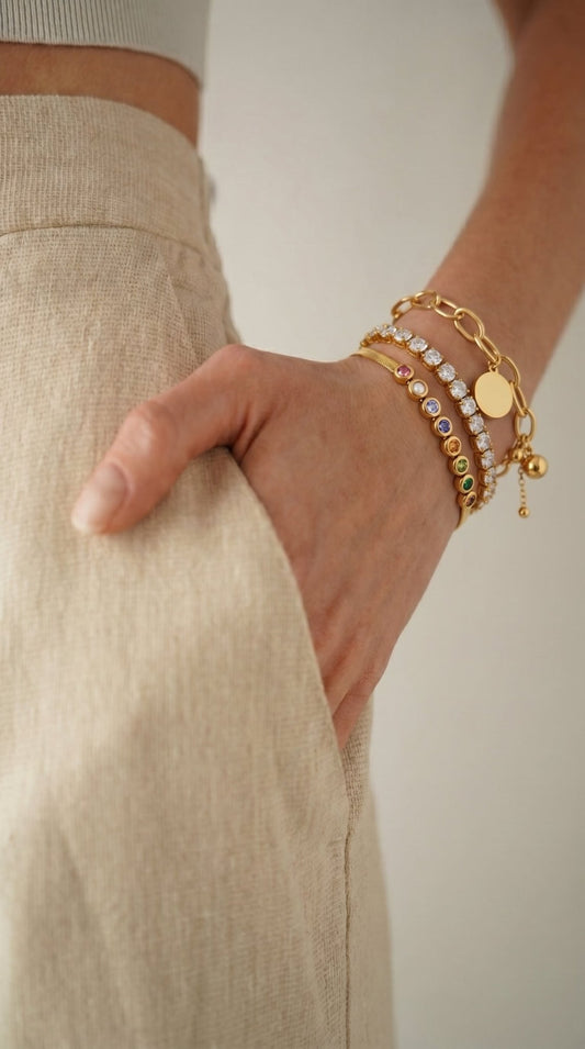 Bracelet CONSTANCE - Brume d'Or