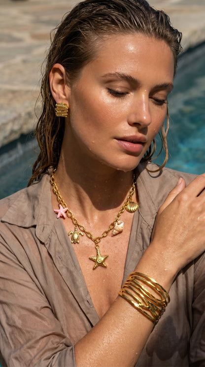 Boucles d'oreilles ANAÏS - Brume d'Or